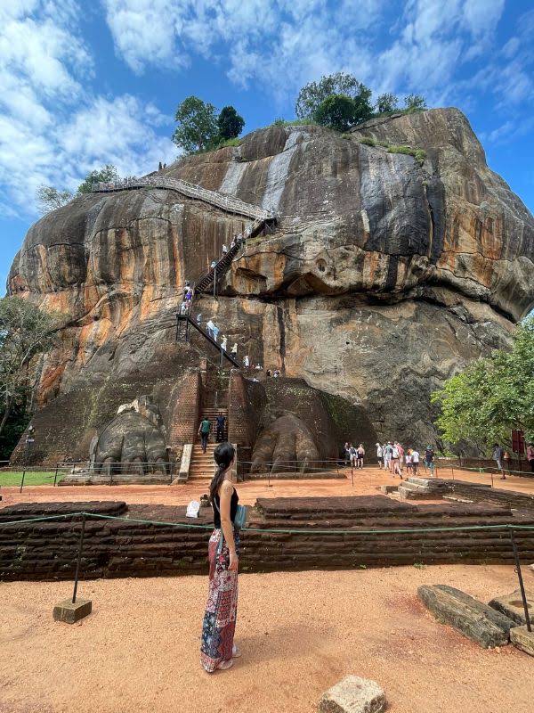 A customer-shared photo from a Pearl Taxi journey in Sri Lanka
